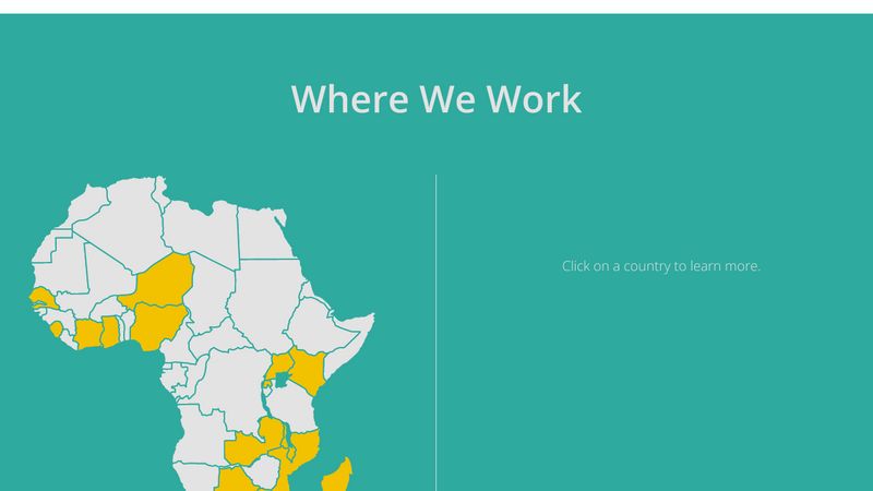 Where We Work Interactive Africa Map Jquery 0689