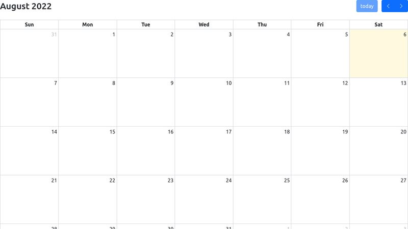 calendar bootstrap