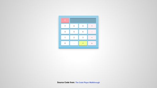 Calculator with JavaScript and CSS3 - Script Codes