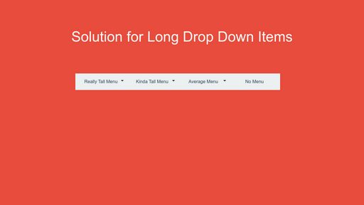 Solution for Long Drop Down Items - Script Codes