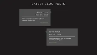 Overlapping boxes example