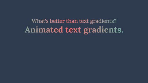 Animated Text Gradient - Script Codes