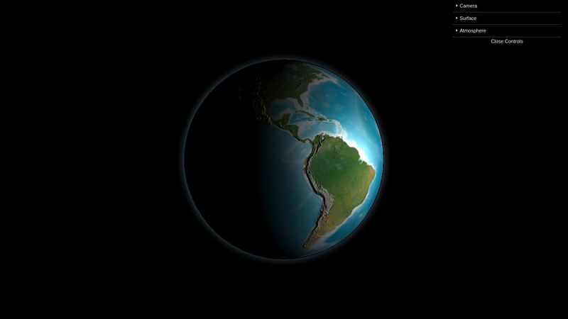Three.js Globe with Clickable Marker