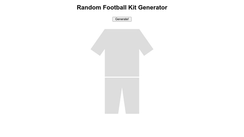 football kit generator