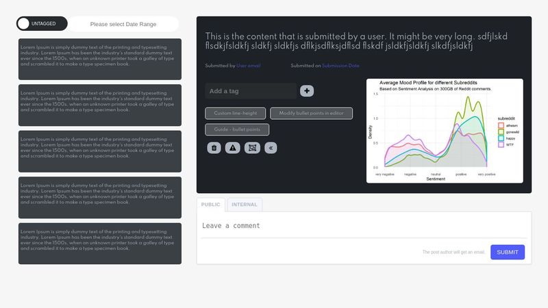 new reports dashboard