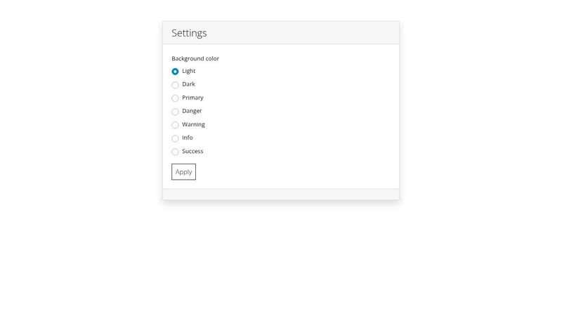 How To Change Background Color Using Radio Button In Html How To Change Background Color Using Radio Button In Html