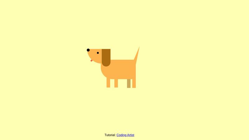 Pure CSS: Dog Wagging Tail