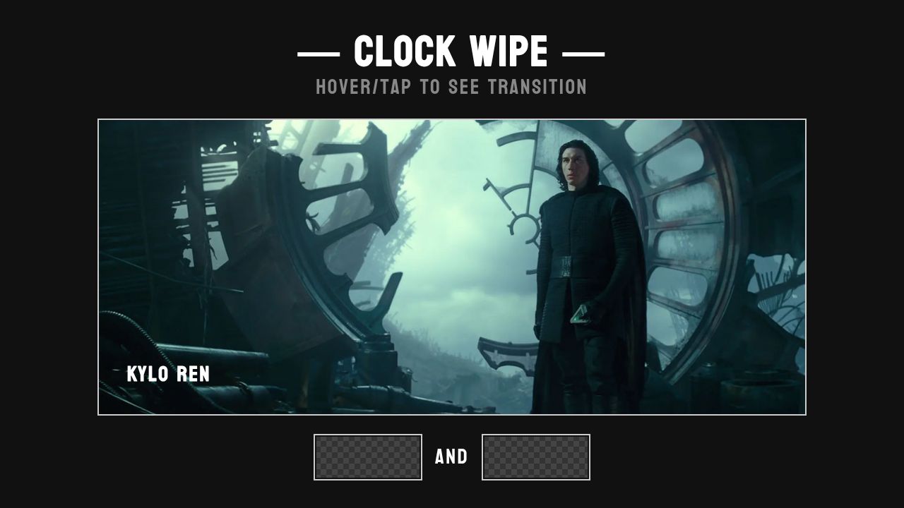 Clock Wipe Transition Clock Wipe Transition