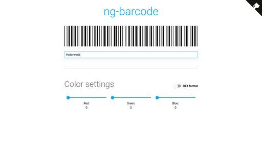 Ng-barcode - Script Codes