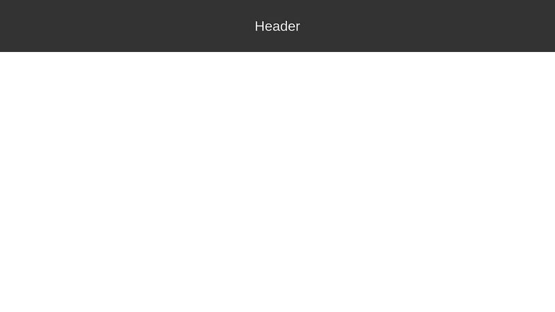 Sticky Header Animated Sticky Header Animated