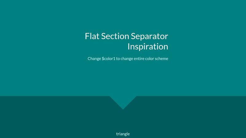 Section Separator Inspiration