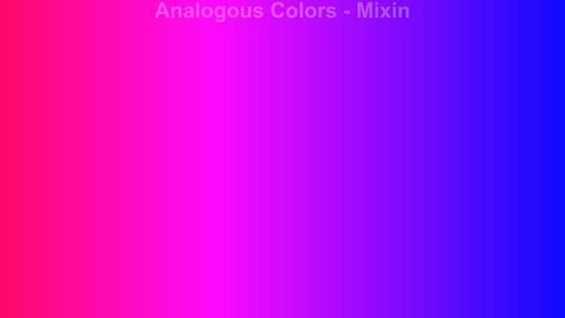 Analogous Colors - Script Codes