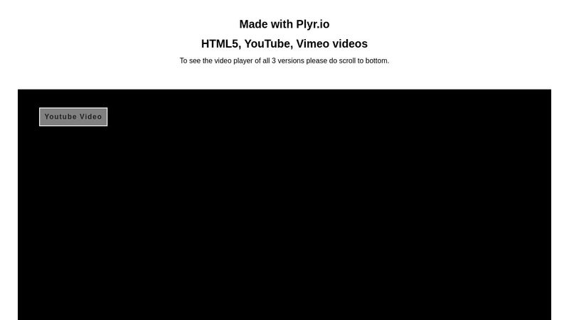 plyr youtube