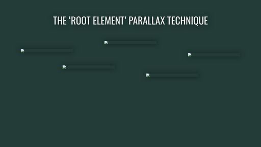 The 'root element' parallax technique - Script Codes