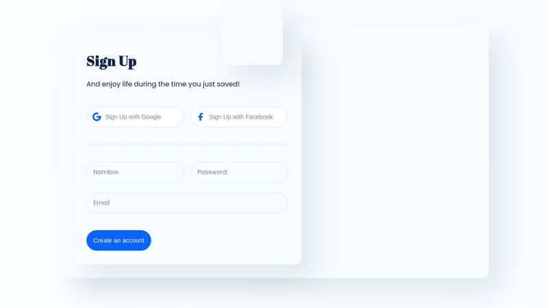 Animated Input, Responsive HTML&CSS form