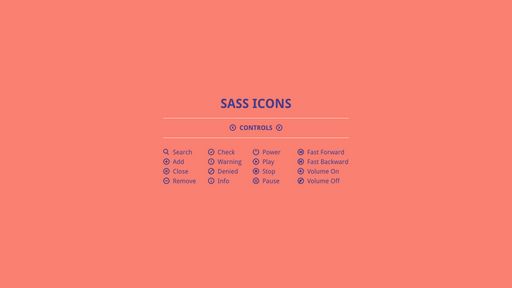 Resizable SASS Icons - Script Codes