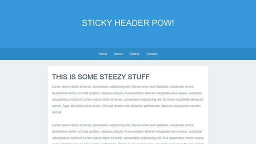 Stick Header Pow! - Script Codes