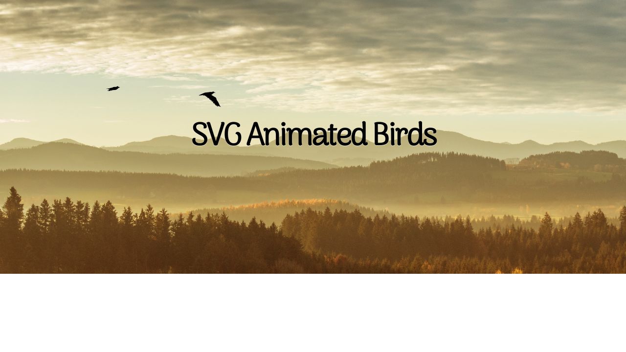 Animated - SVG Birds