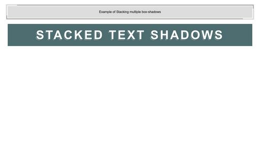 Stacking Shadows - Script Codes