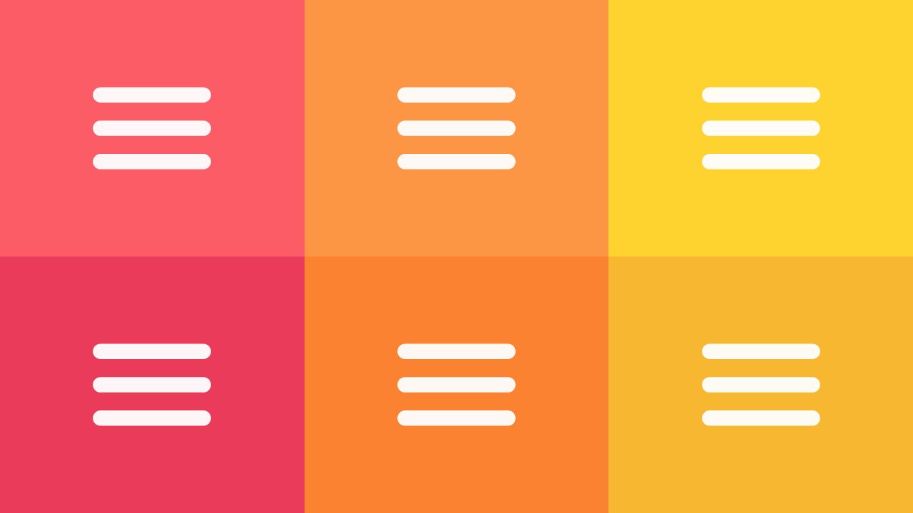 SVG Hamburger Menu Icon Animation Collection SVG Hamburger Menu Icon Animation Collection