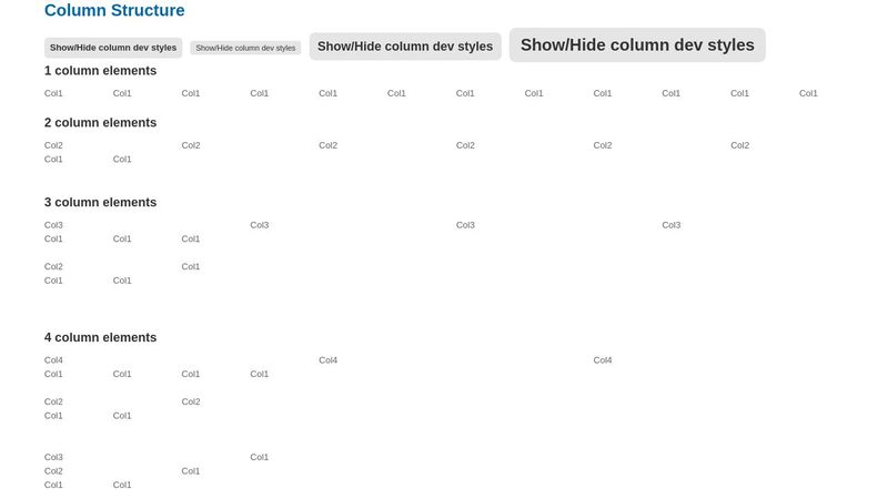 12 column grid