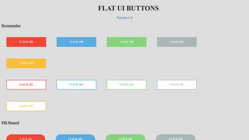FLAT UI BUTTONS - Script Codes