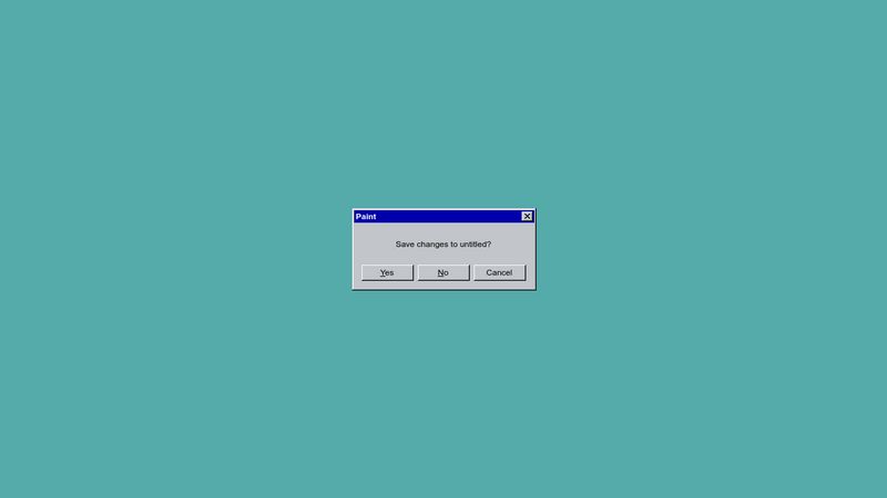 Windows 98 / 95 popup window