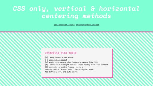 Different centering methods - Script Codes