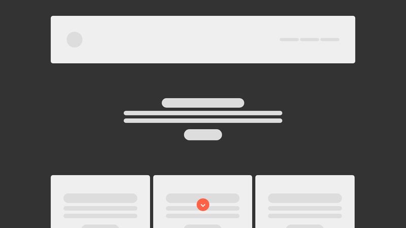 Footer with conent scale