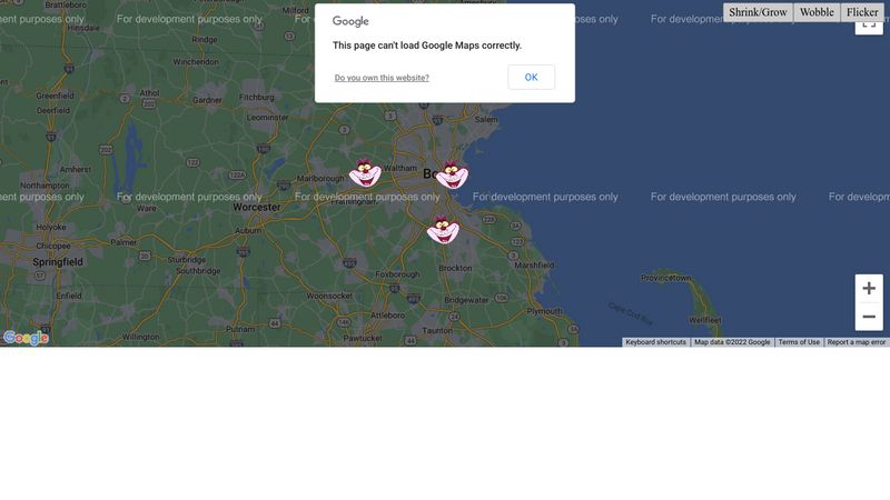 CSS Google Map Markers