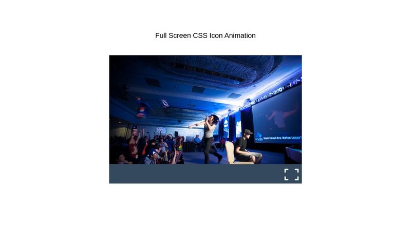 Full Screen CSS Icon Animation Full Screen CSS Icon Animation