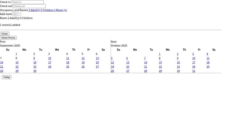 Inline Multi Month Calendar Inline Multi Month Calendar