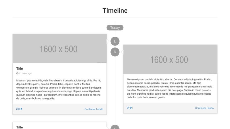 bootstrap-timeline-layout