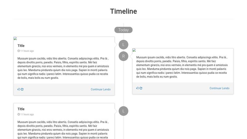 bootstrap-timeline-layout