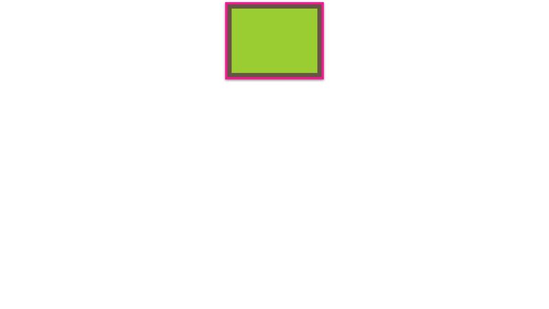 Multiple box shadow with spread radius