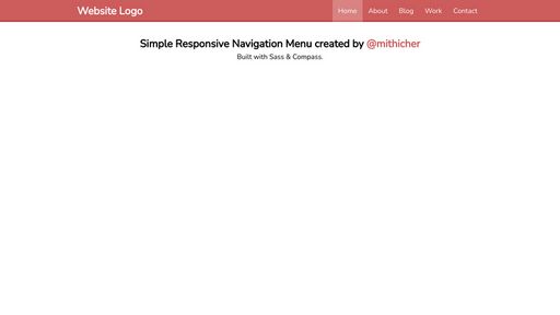Simple Responsive Navigation Menu - Script Codes