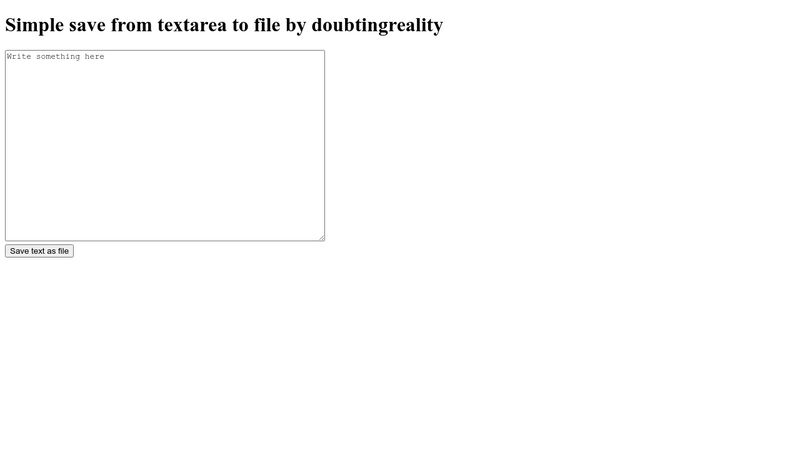 simple-save-from-textarea-to-file