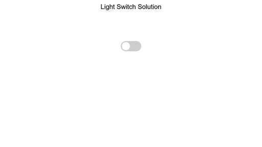 Light Switch - Solution - Script Codes