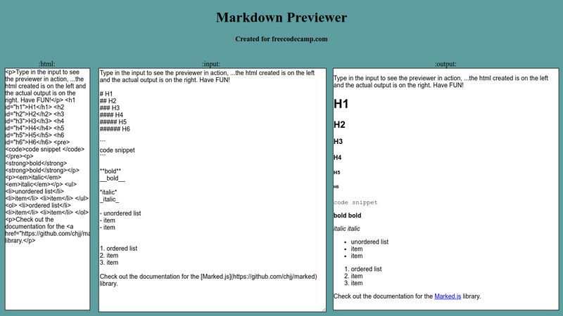 free-code-camp-markdown-previewer