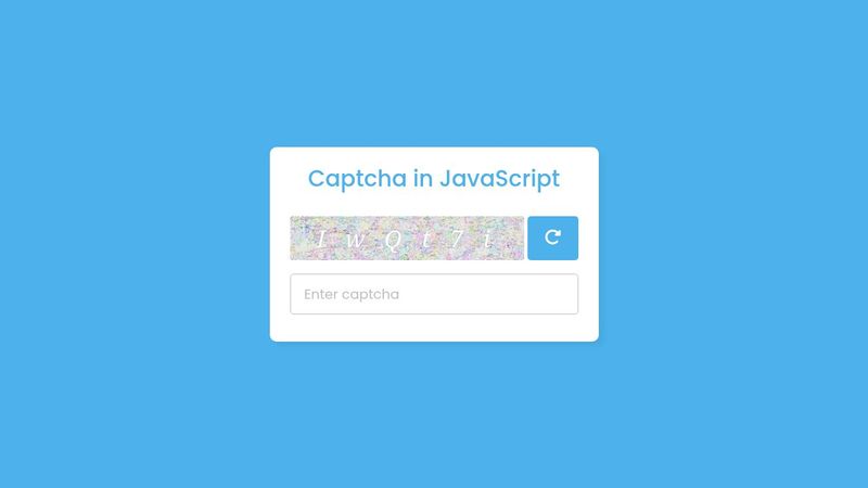 Demo:Create Custom Captcha in HTML CSS & JavaSDemo: