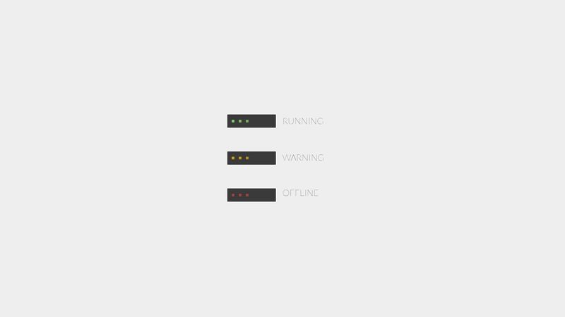 CSS3 Server Status