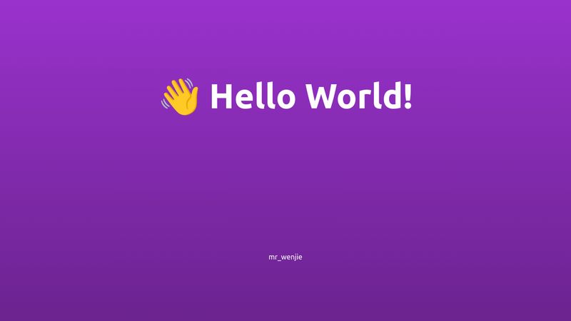 helloworld