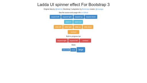 Ladda Bootstrap 3 - Script Codes