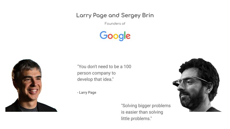 Larry Page And Sergey Brin - My Tribute Page