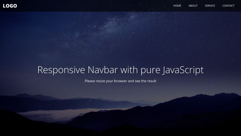 responsive-navbar-with-pure-javascript