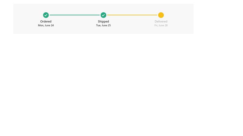 Order Tracking using CSS