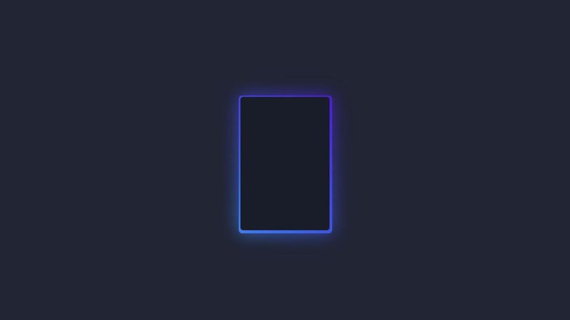 Glowing card