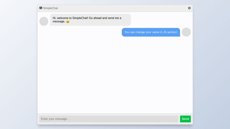 Simple Chat UI