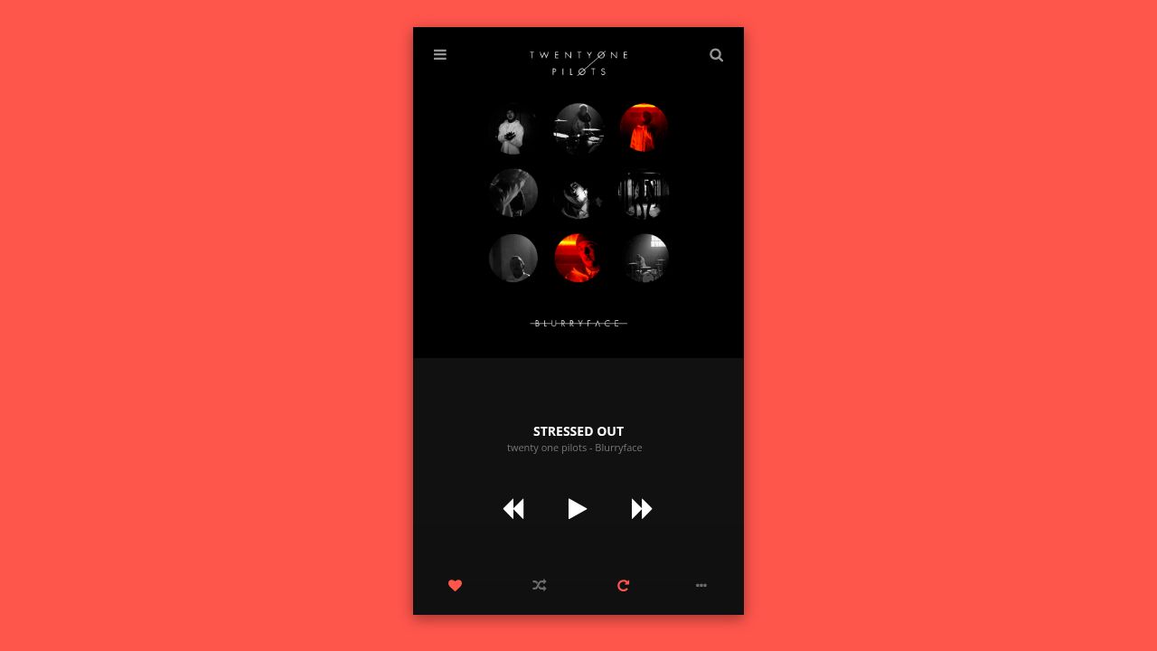 Interface Animation - Music Player Interface Animation - Music Player