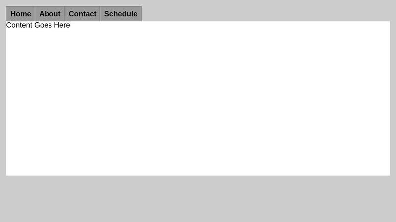 Top Nav Example